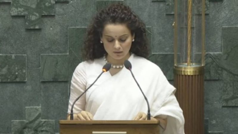 Kangana Ranaut challenges Opposition after taking oath as Lok Sabha MP: ‘Sirf chillam chilli karenge ya…’