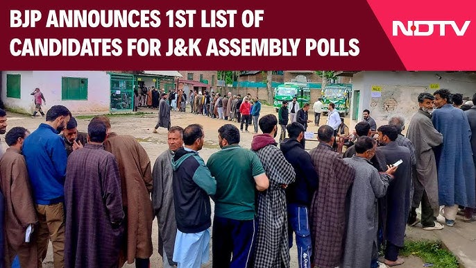 BJP Releases 1st Candidate List for J&K Assembly Polls