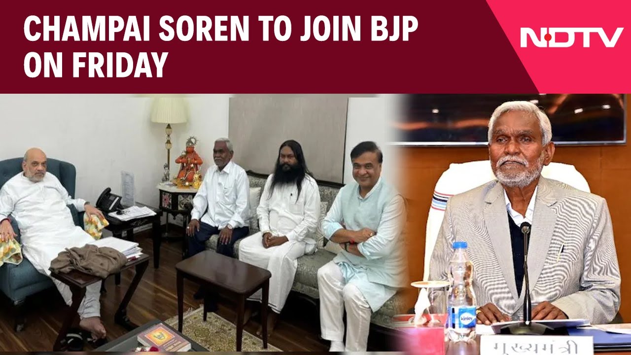 Champai Soren to Join BJP on Friday