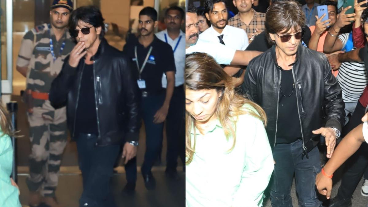 Shah Rukh Khan’s Close Call: Fan Frenzy at Mumbai Airport!