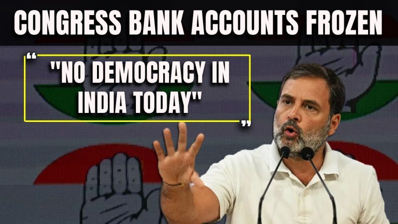 Rahul Gandhi’s Bold Take on Congress’ Bank Account Blockade