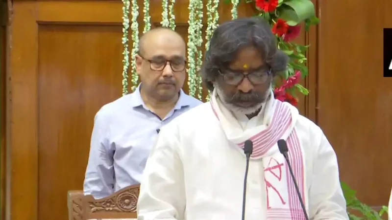 Hemant Soren’s Dig at BJP Before Jharkhand Oath Ceremony