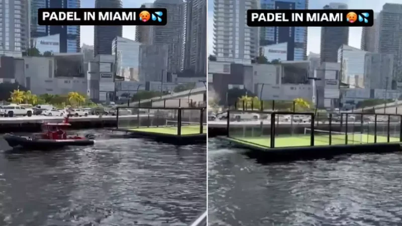 Miami’s First Floating Padel Court Offers 360-Degree Views”