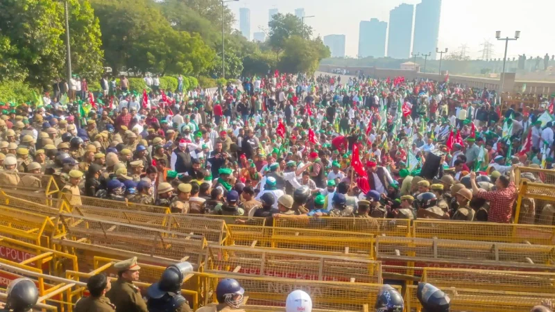 Farmers Rally: Parliament March Begins