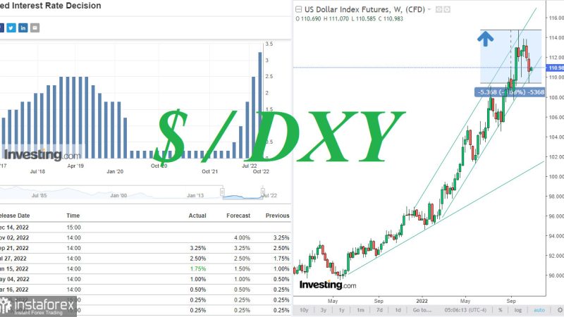 US Dollar Index Nears 110.00 On Fed Rate Hike Expectations”