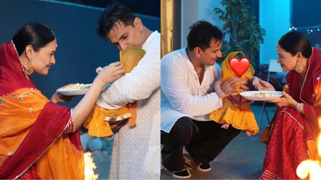 “Prince Narula Celebrates Lohri With Yuvika And Newborn”